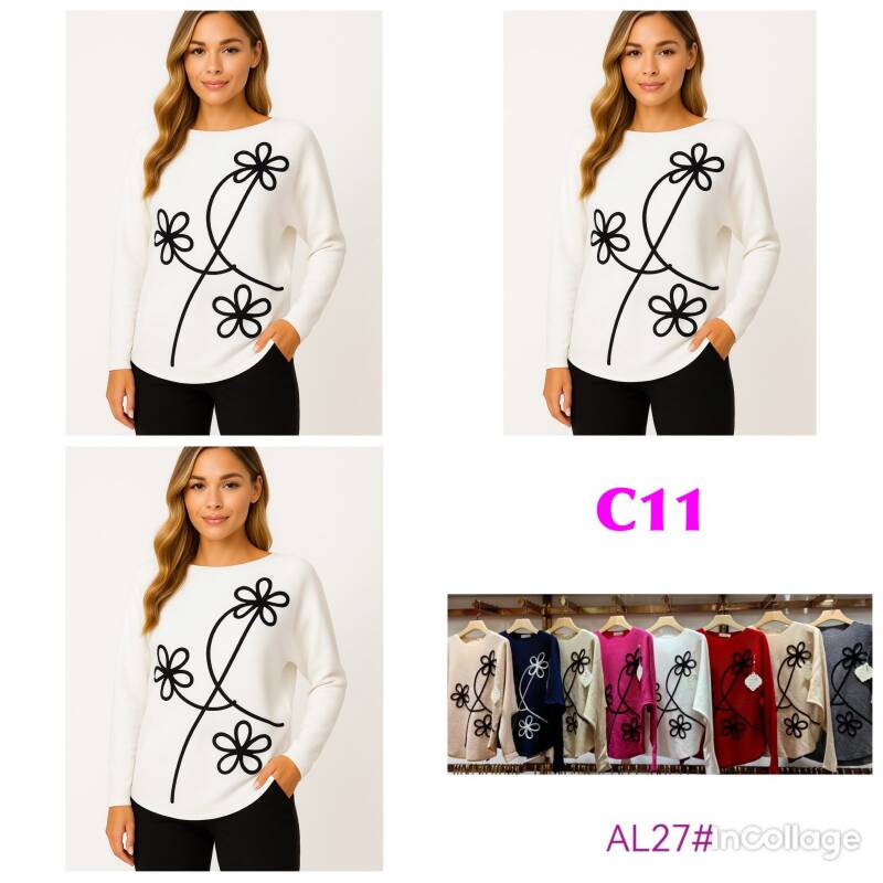 Bluzki damskie Roz L-3XL, Mix Kolor .Paczka 10 szt